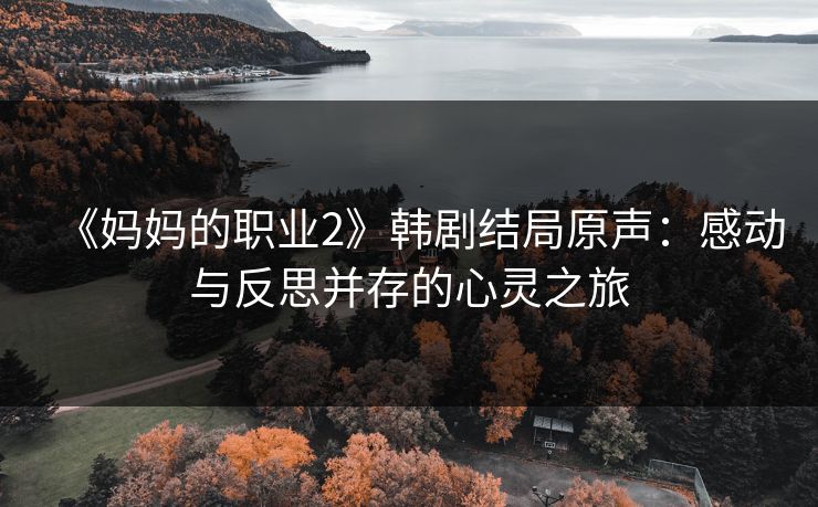 《妈妈的职业2》韩剧结局原声：感动与反思并存的心灵之旅